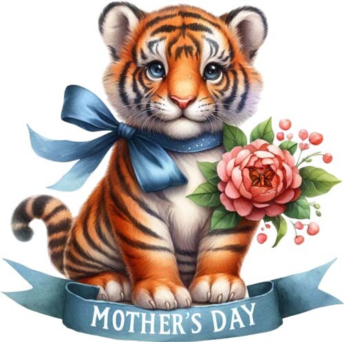 Colourful mother day - colourful, mother's