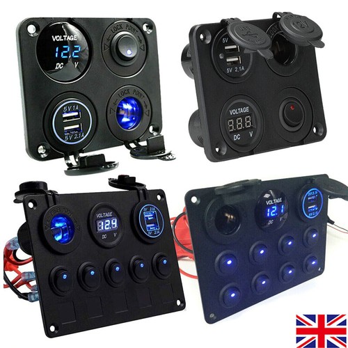 Campervan led light switch - led,