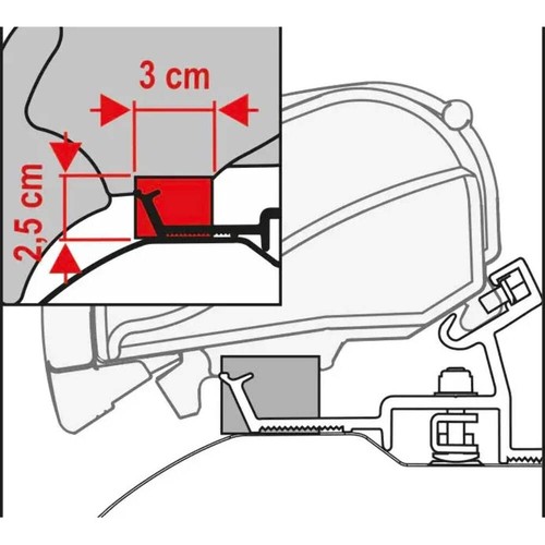 Fiamma kit rain guard - -,