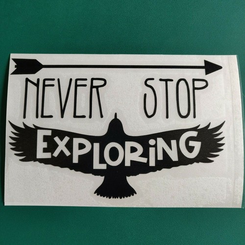 Never stop exploring - never,