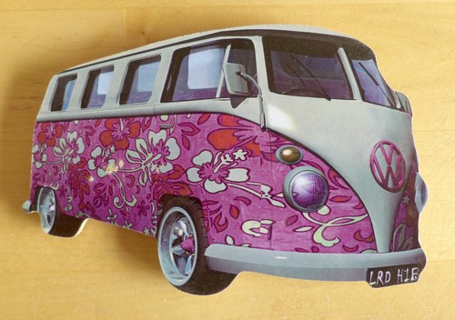 Camper van fridge magnet - camper,