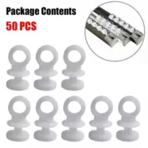 50pcs curtain track gliders - 50pcs,