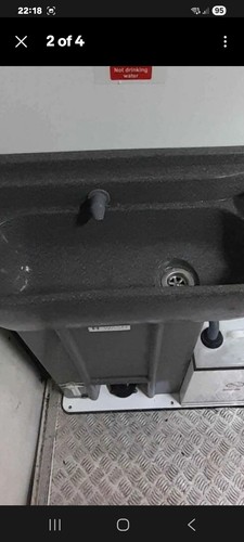 Van foot operated - operated, basin
