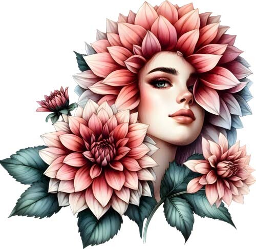 Colour pastel flower girl - pastel,