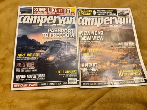 Campervan magazines jan 2025 - campervan,