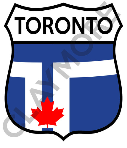 Toronto canada car sticker - car,