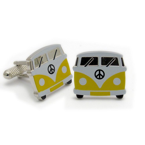 Camper van cufflinks - van, by