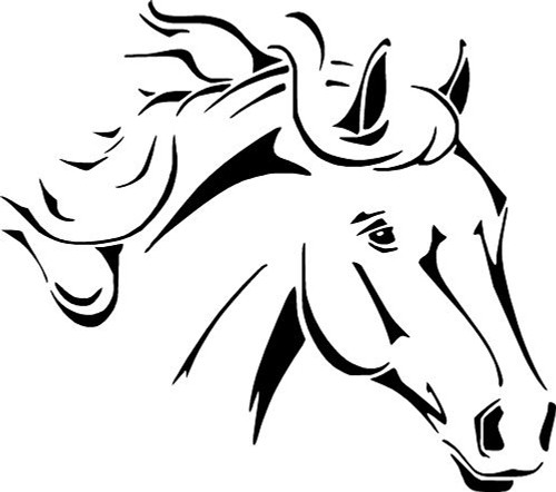 Horse head car - head, car,camper