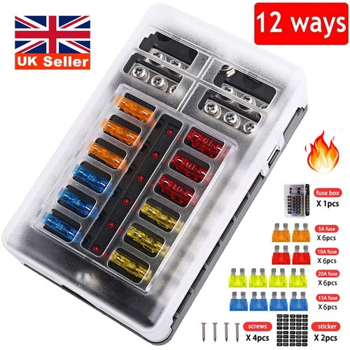 12way blade fuse box - fuse, holder