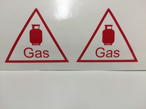 Gas bottle vinyl stickers - bottle,