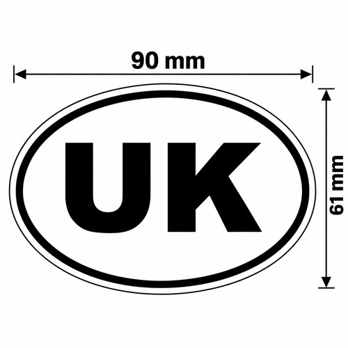 Oval self adhesive vinyl - uk,