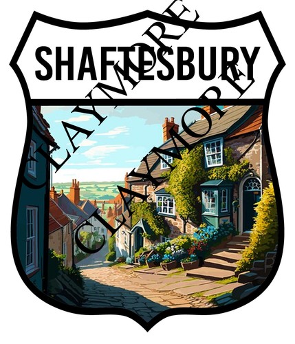 Shaftesbury dorset car - shaftesbury, sticker