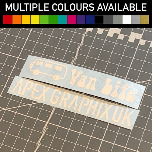 Van life 100mm decal sticker - 100mm,