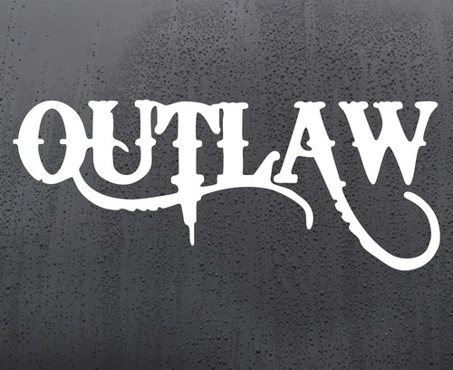 40cm outlaw vinyl sticker - outlaw,