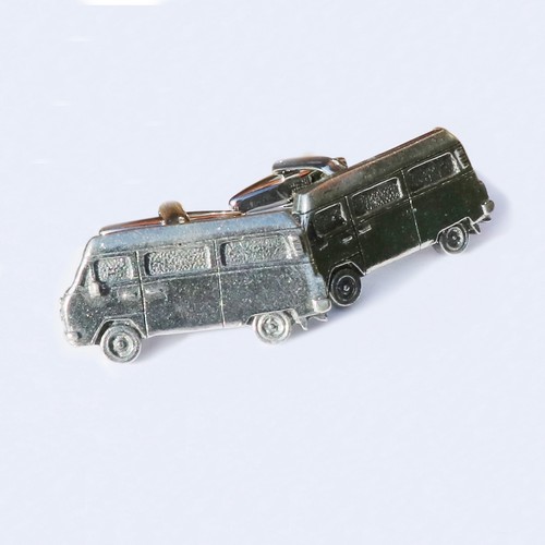 Camper van cufflinks - van,