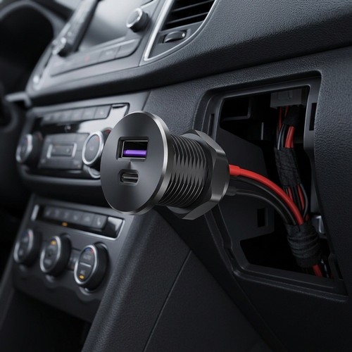 12v usb and socket - 12v, usb-a