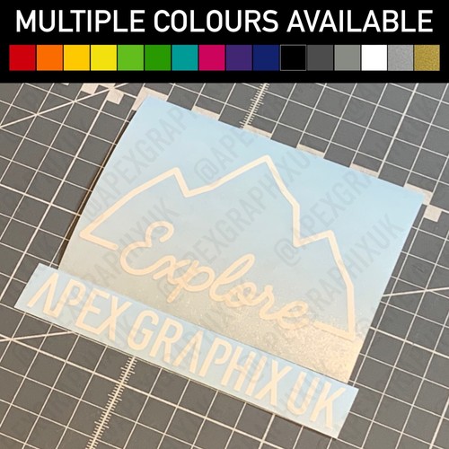 Explore 100mm decal - decal, sticker