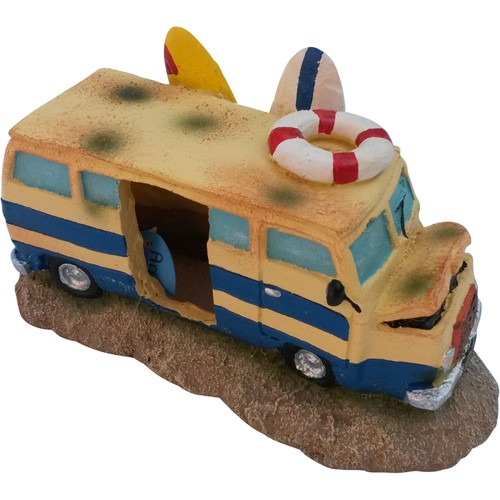 Yellow surfer camper van - surfer,