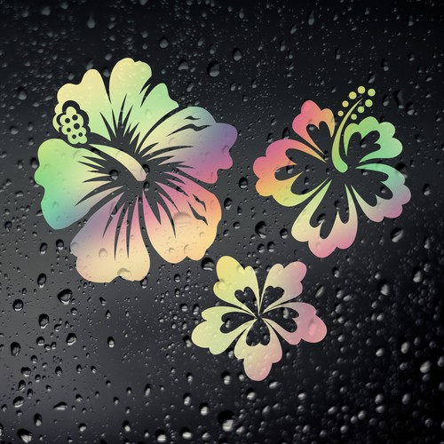 Hawaiian lei hibiscus flowers - hawaiian,