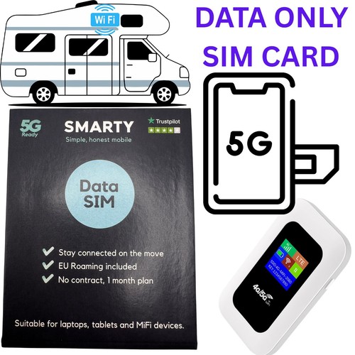 New smarty data sim card - new,