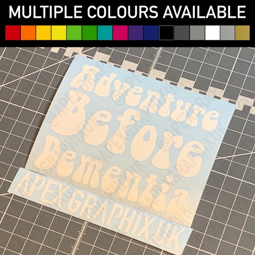 Adventure before dementia - before,