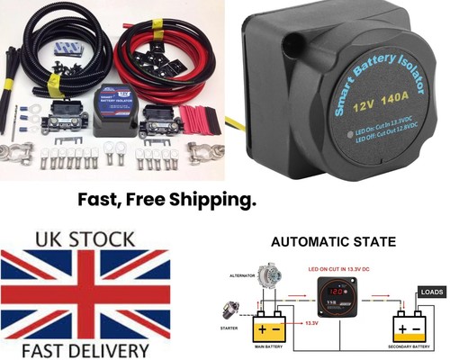 Split charge relay - split, kit