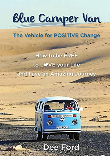 Blue camper van - camper, paperback